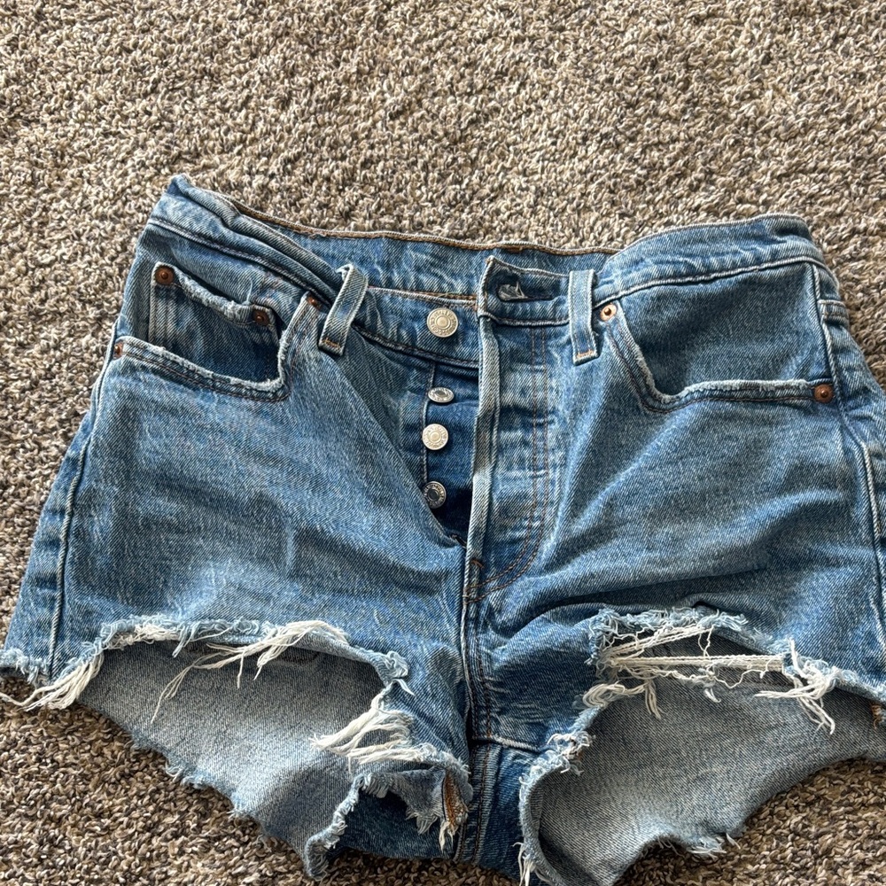 Levi's Classic Blue Jean Shorts